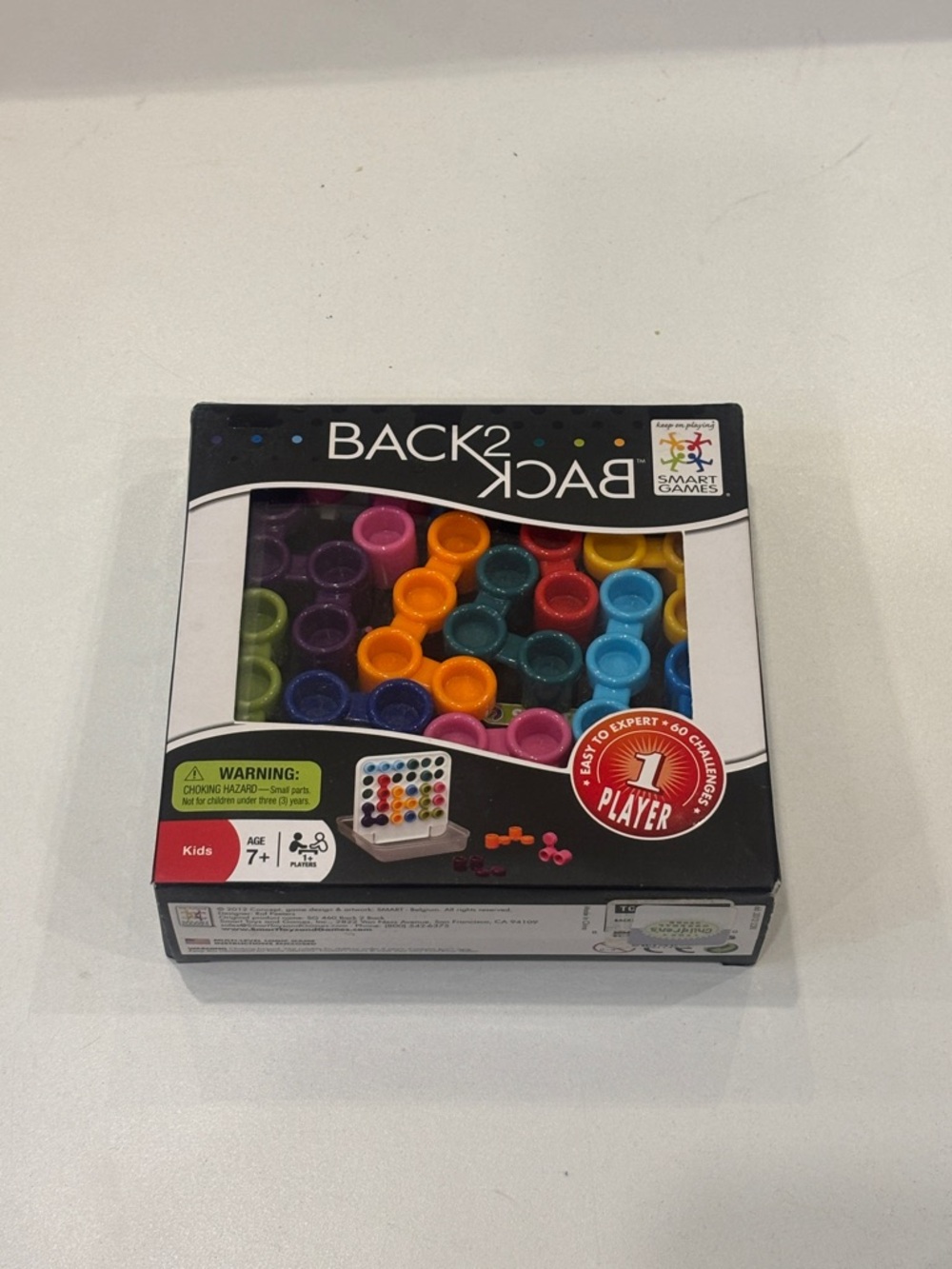 BACK2BACK Colored Peg Logic Game - Multicolor